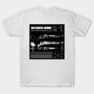 HOTCHKISS M1909 DIAGRAM T-Shirt